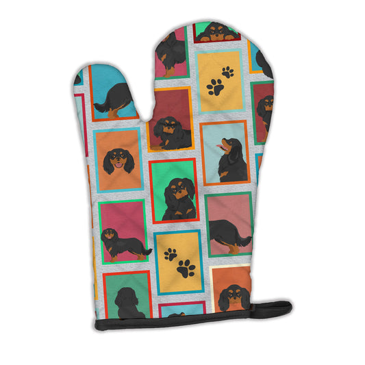 Buy this Lots of Black and Tan Cavalier King Charles Spaniel Oven Mitt