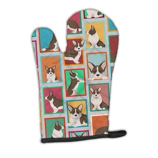 Buy this Lots of Brindle Cardigan Corgi Oven Mitt