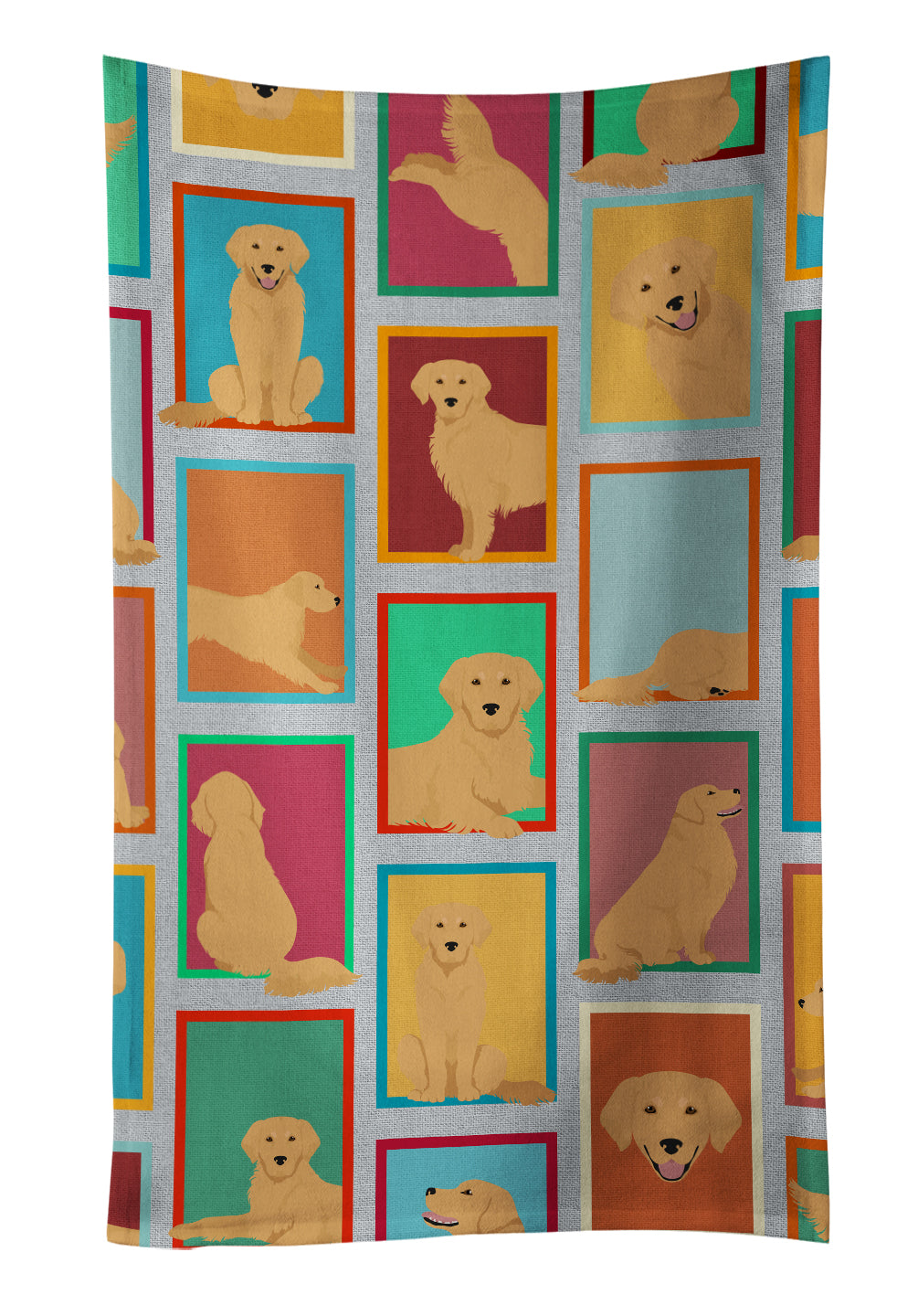 Buy this Lots of Golden Retriever Kitchen Towel