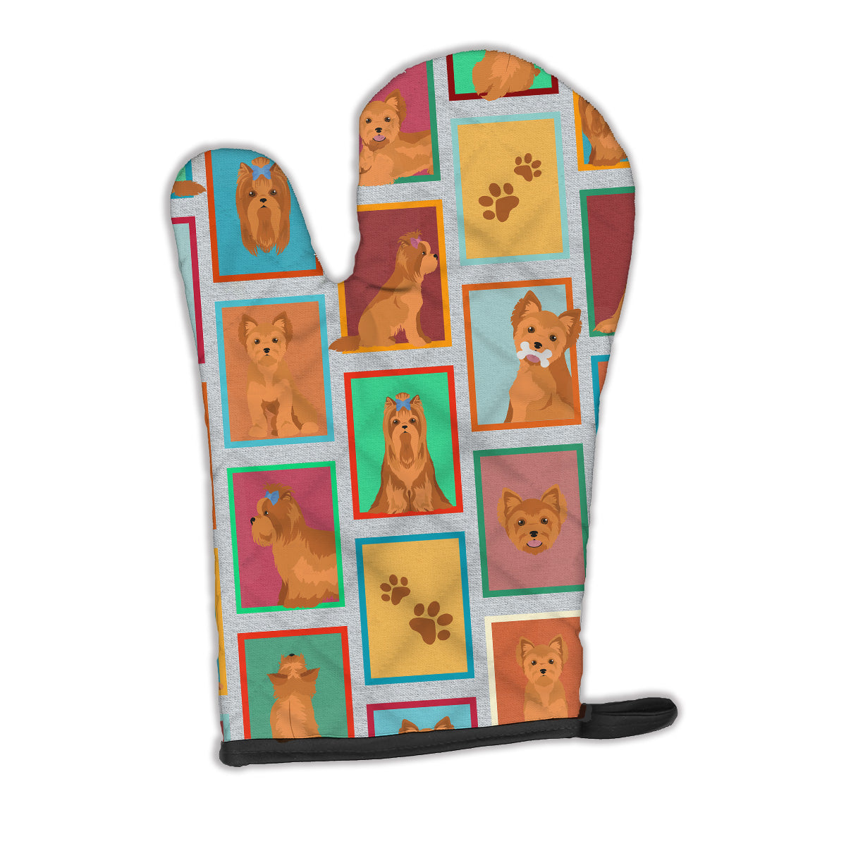 Buy this Lots of Red Yorkie Oven Mitt