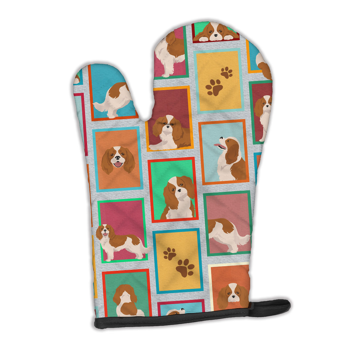 Buy this Lots of Blenheim Cavalier Spaniel Oven Mitt