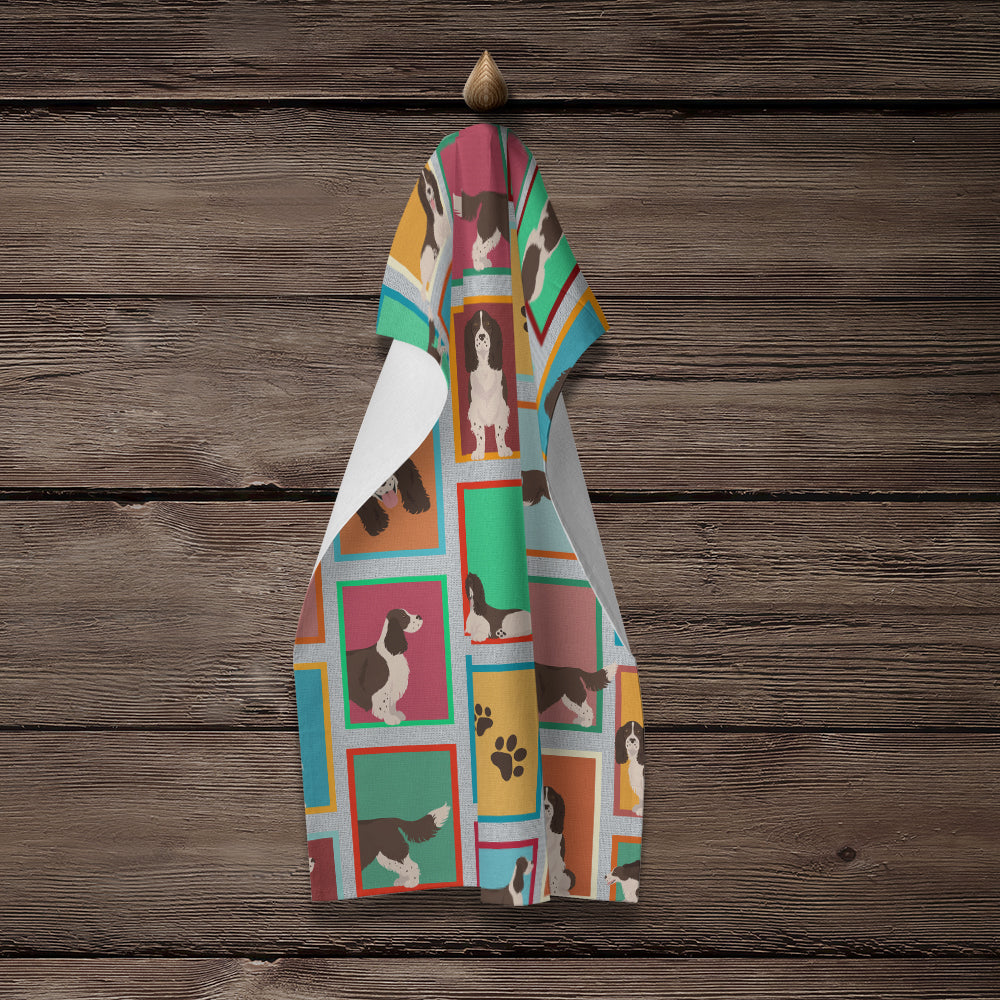 Lots of Liver English Springer Spaniel Kitchen Towel