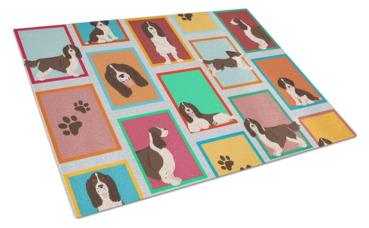 Buy this Lots of Liver English Springer Spaniel Glass Cutting Board