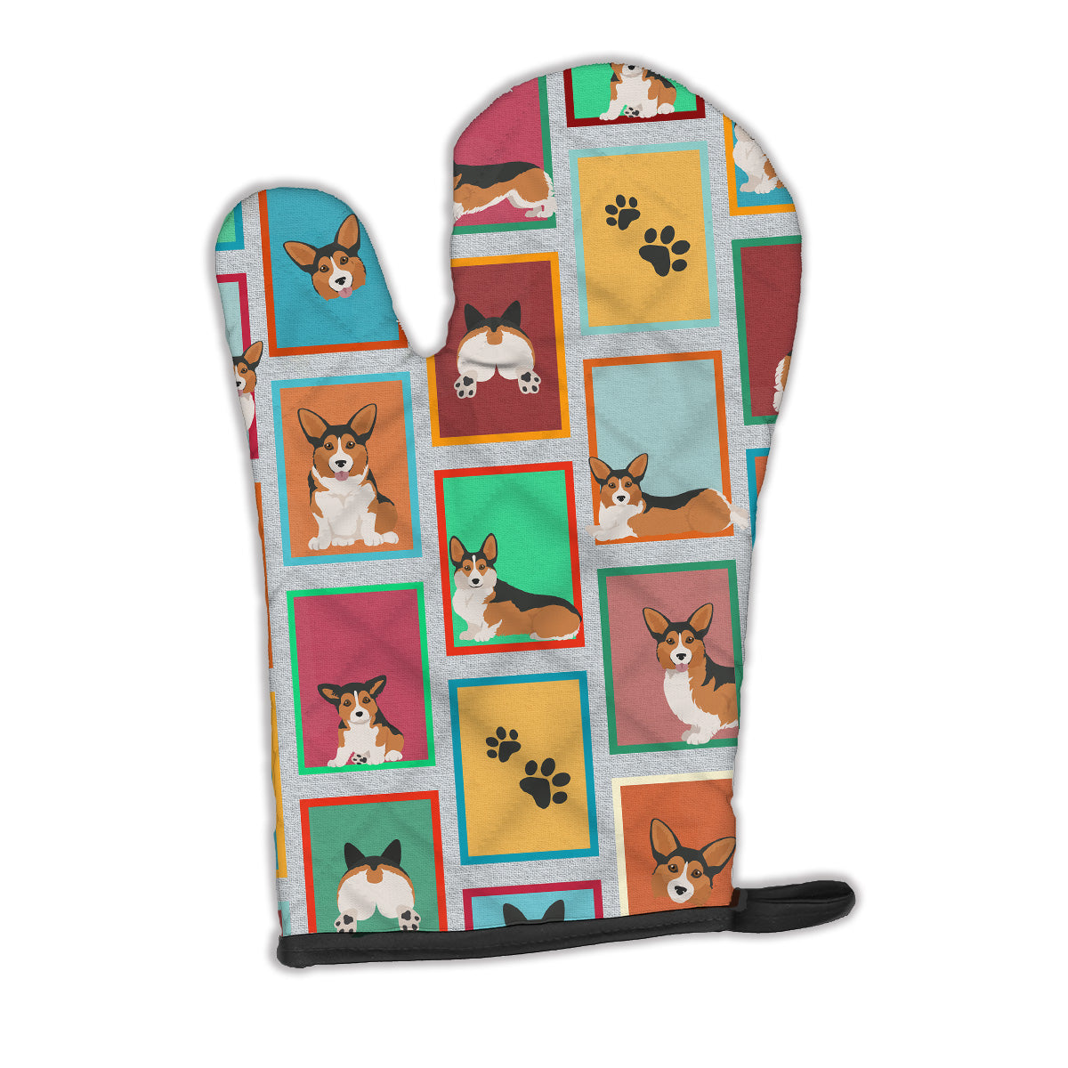 Buy this Lots of Sable Pembroke Corgi Oven Mitt