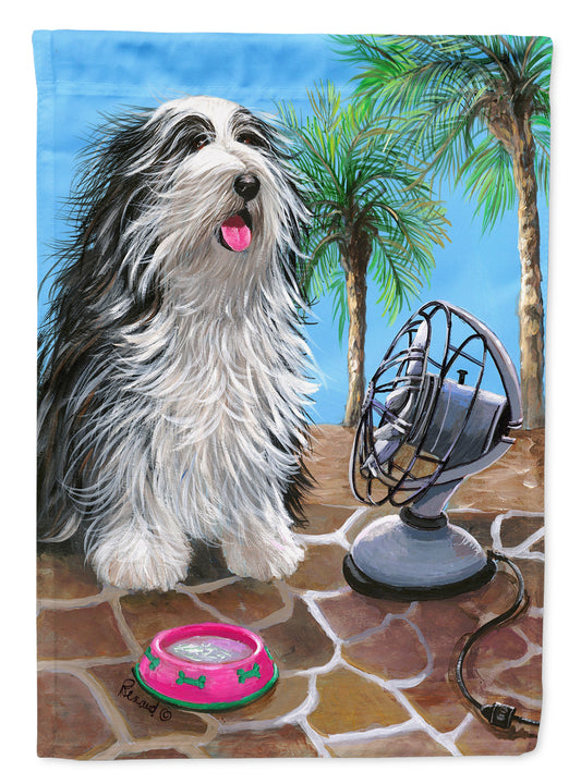 Buy this Bearded Collie Cool Summer Flag Canvas House Size PPP3019CHF