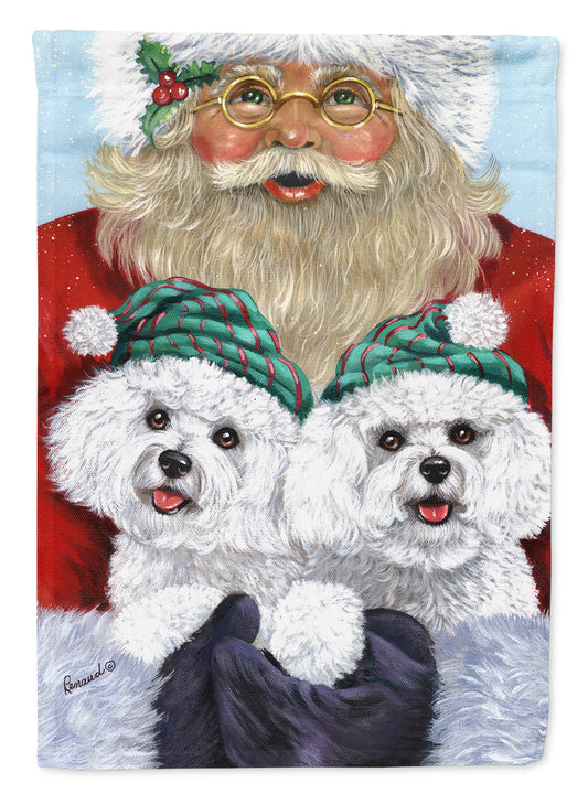 Buy this Bichon Frise Santa Christmas Flag Garden Size PPP3024GF