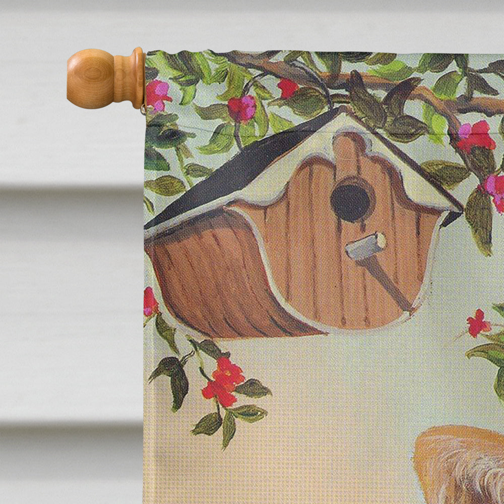 Corgi Sunshine Flag Canvas House Size PPP3077CHF