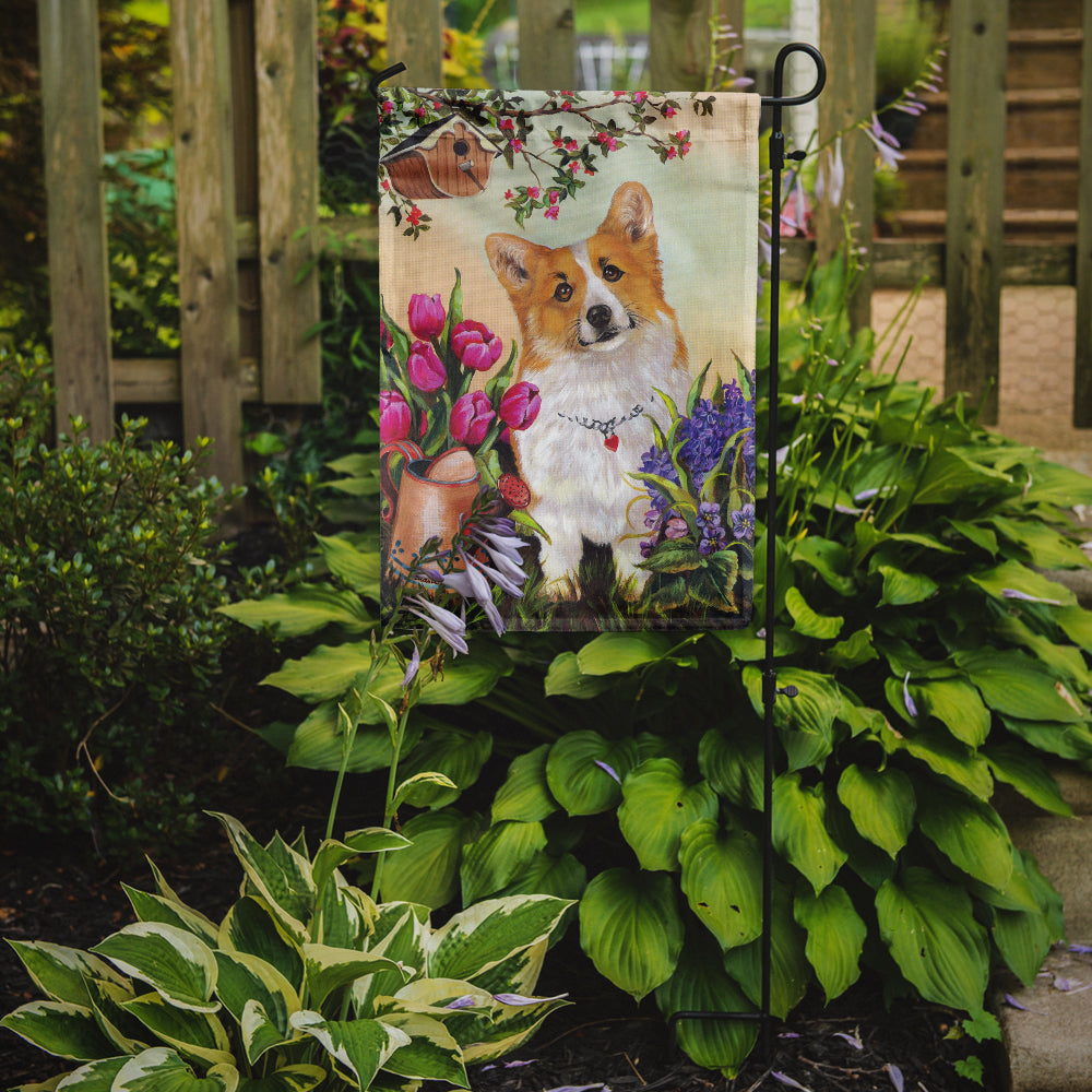 Corgi Sunshine Flag Garden Size PPP3077GF
