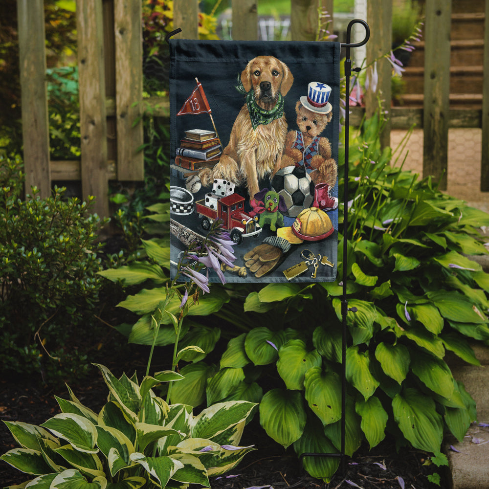 Golden Retriever Toys Flag Garden Size PPP3103GF