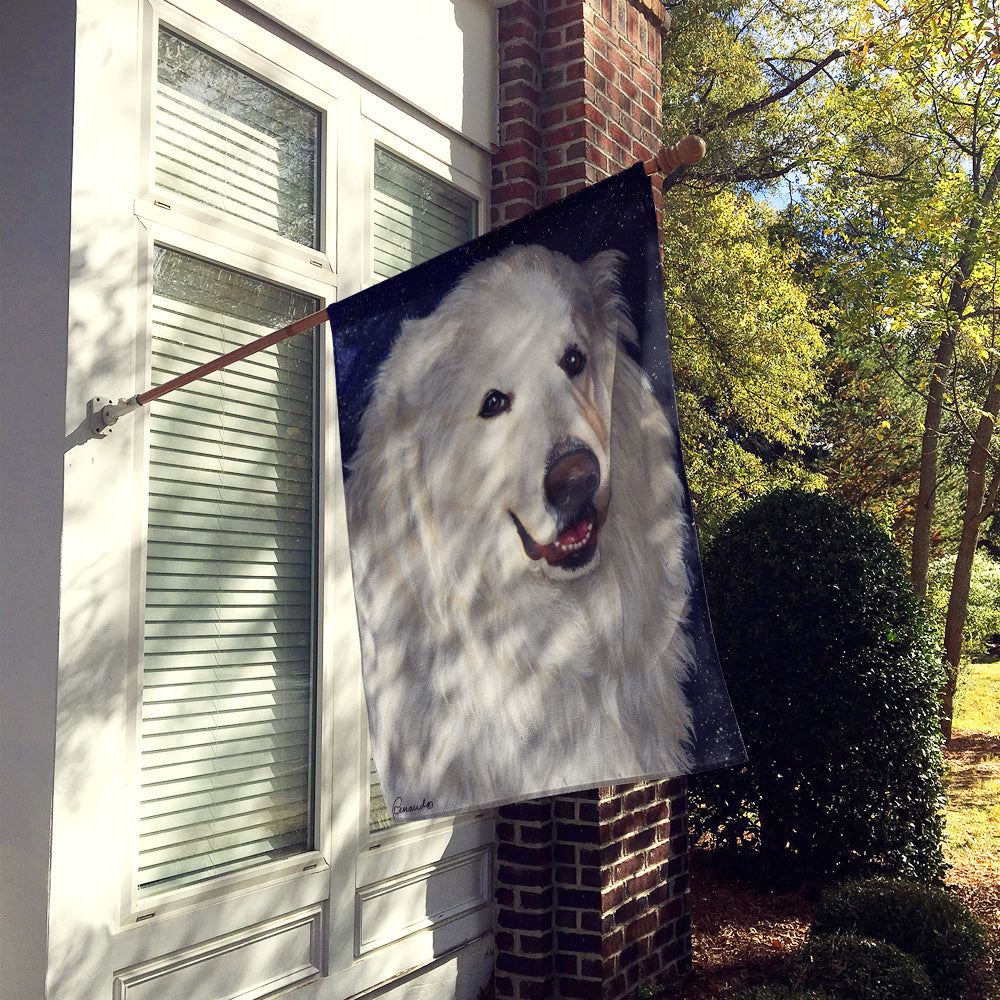 Great Pyrenees Meisha Flag Canvas House Size PPP3104CHF