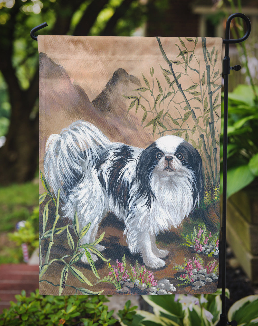 Japanese Chin Flag Garden Size PPP3109GF