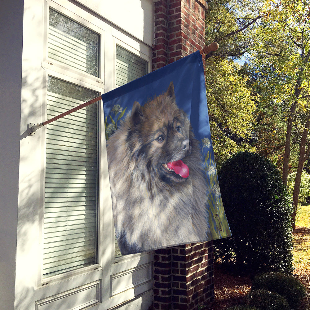 Keeshond Flag Canvas House Size PPP3110CHF
