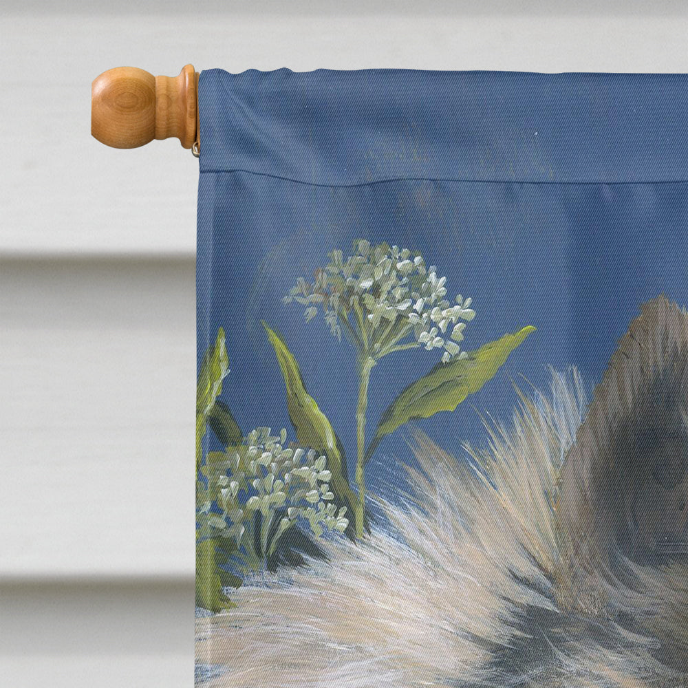 Keeshond Flag Canvas House Size PPP3110CHF