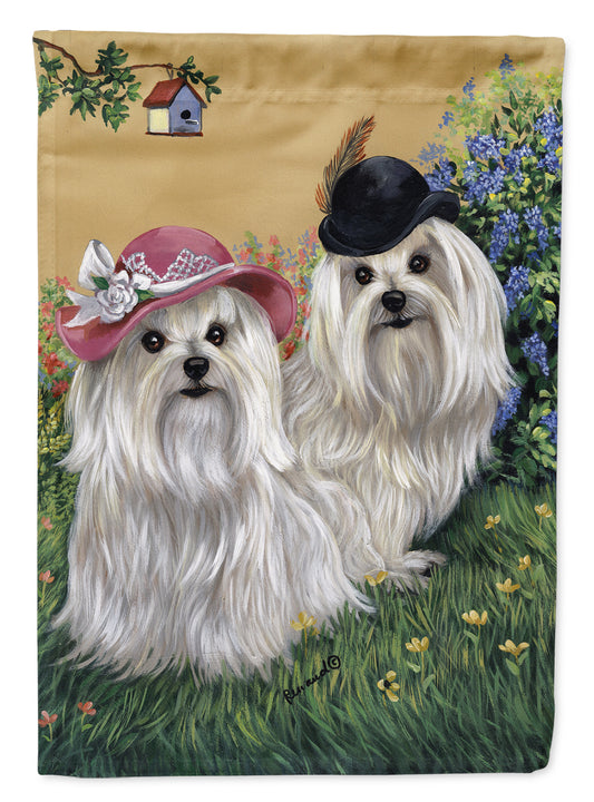 Buy this Maltese Mr & Mrs Flag Garden Size PPP3112GF