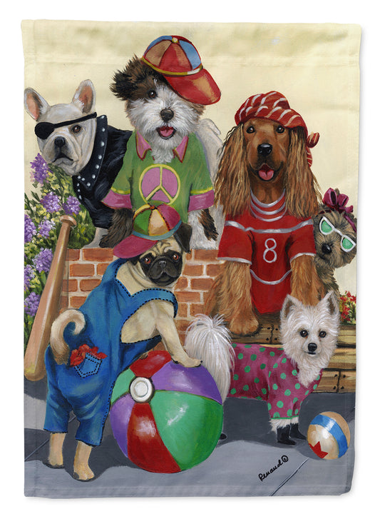 Buy this Dogs Mutli-Breed Neighborhood Flag Garden Size PPP3115GF