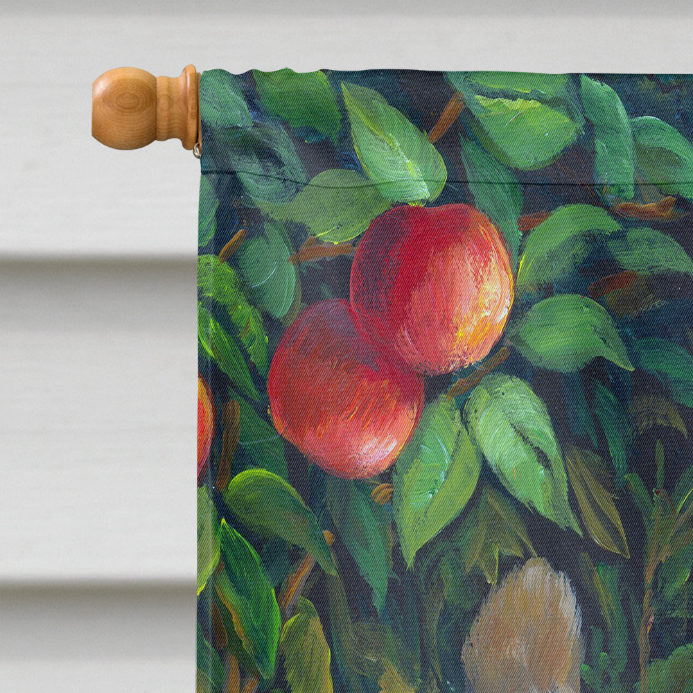 Norwich Terrier Apple Grove Flag Canvas House Size PPP3116CHF