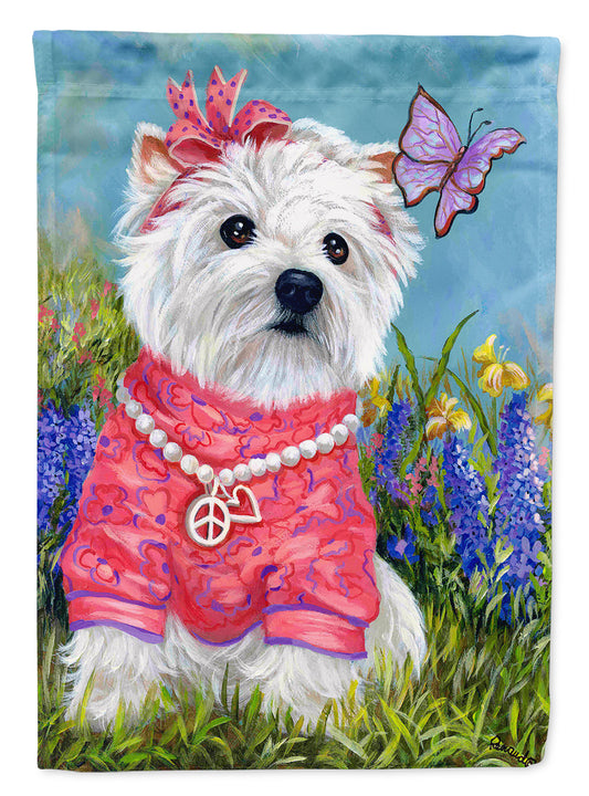 Buy this Westie Springtime Flag Garden Size PPP3132GF