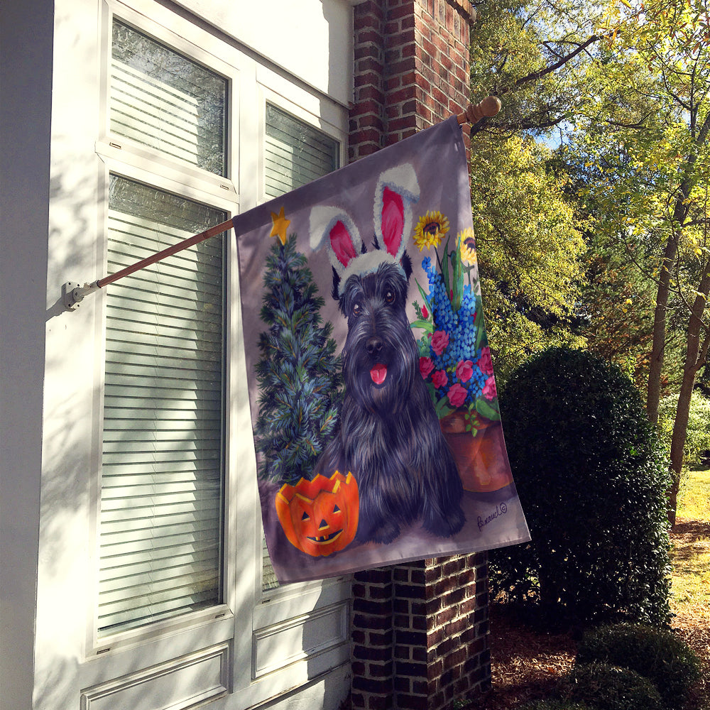 Scottish Terrier Scottie for All Seasons Flag Canvas House Size PPP3138CHF