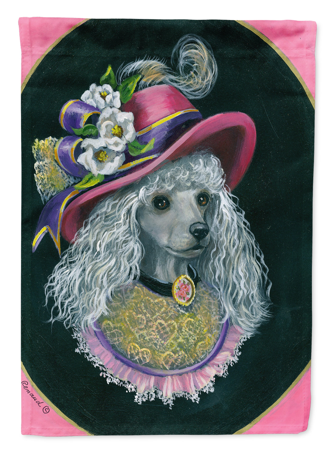 Buy this Poodle Lady Alexandria Flag Garden Size PPP3148GF