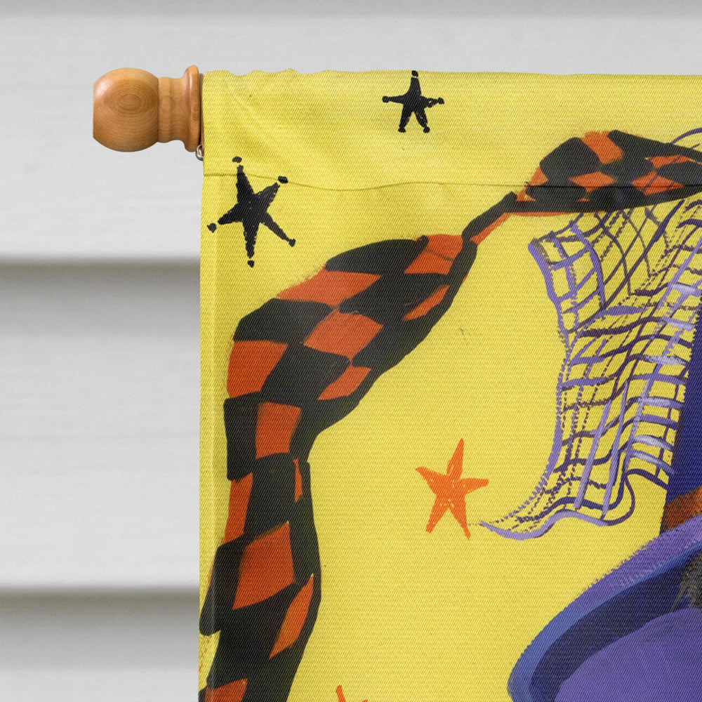 Schnauzer Halloween Flag Canvas House Size PPP3161CHF