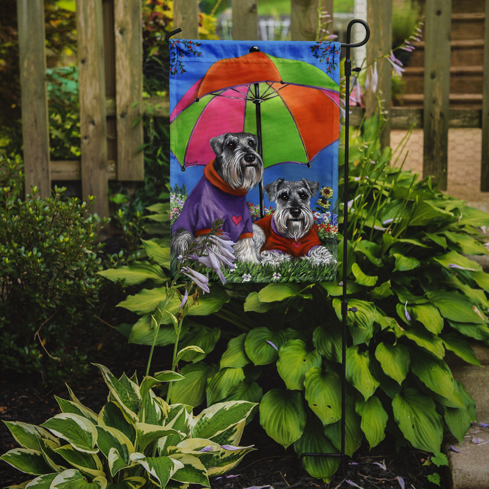 Schnauzer Soulmates Flag Garden Size PPP3166GF