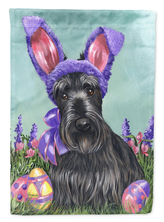 Buy this Scottie Easter Bunny Flag Canvas House Size PPP3172CHF