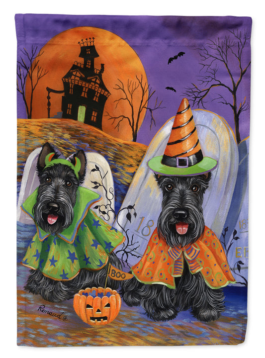 Buy this Scottie Halloween Haunted House Flag Garden Size PPP3177GF