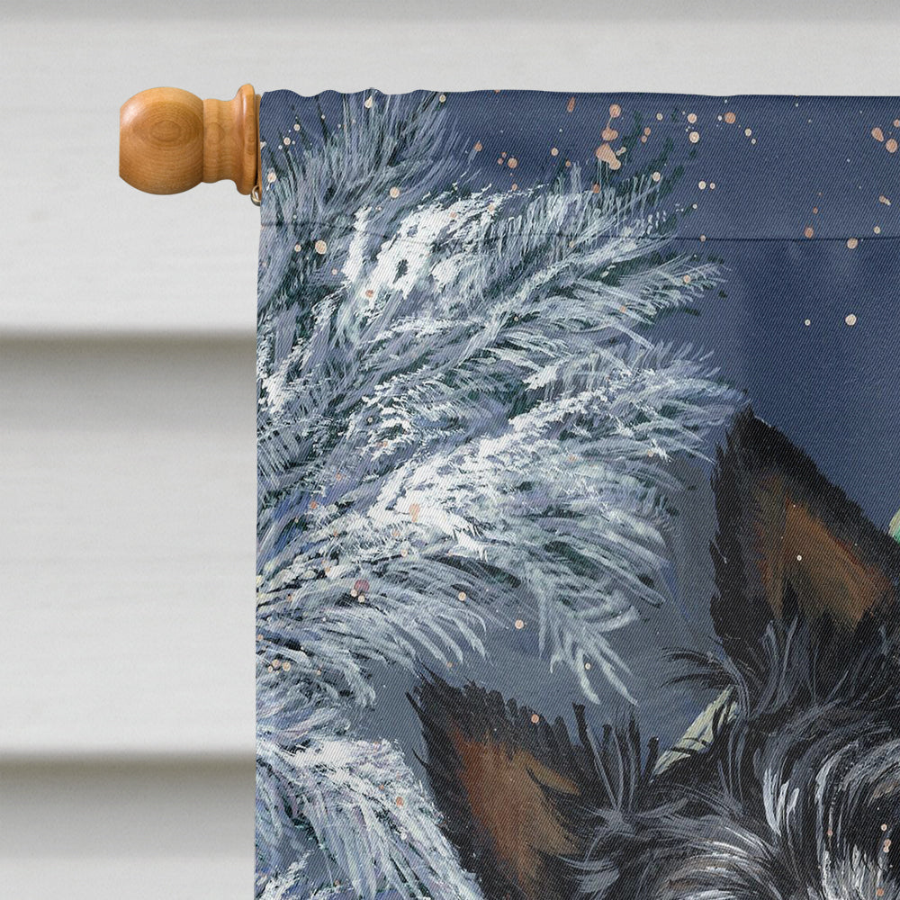 Scottie Christmas Letter to Santa Flag Canvas House Size PPP3178CHF