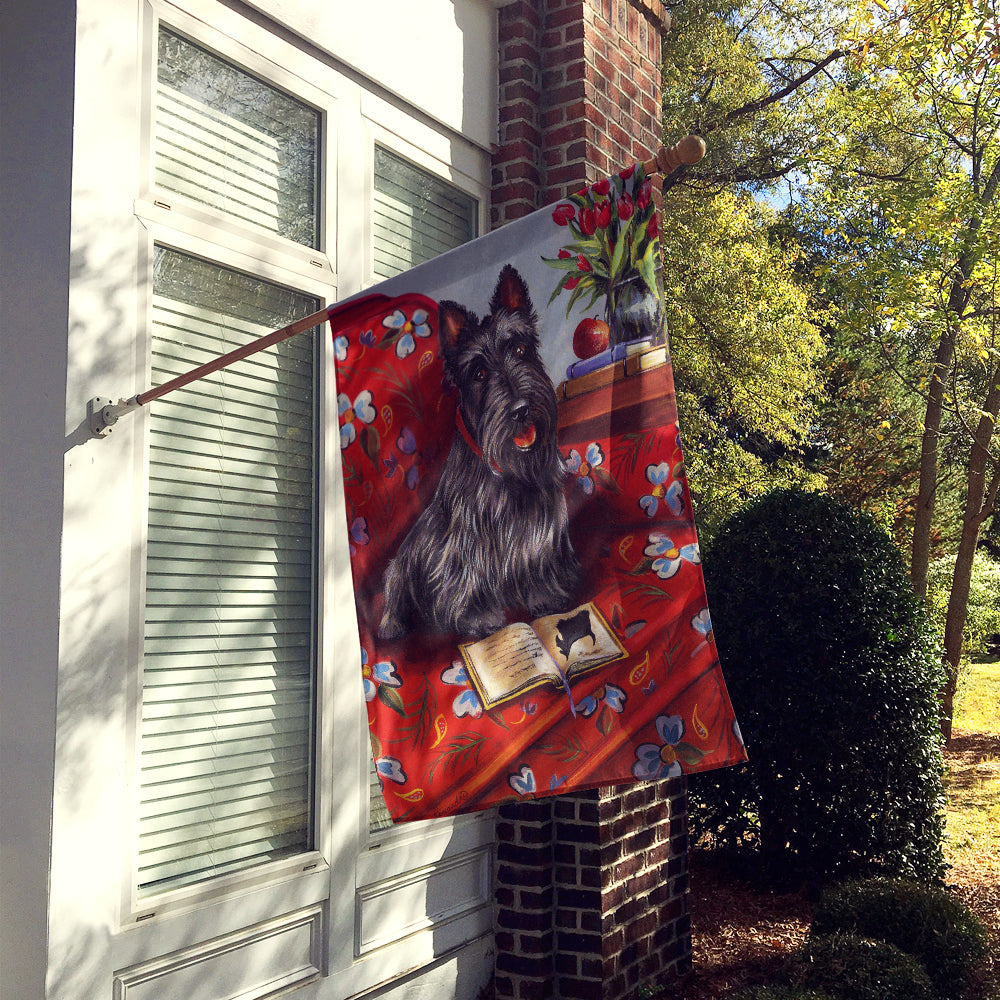 Scottie Lil Einstein Flag Canvas House Size PPP3179CHF