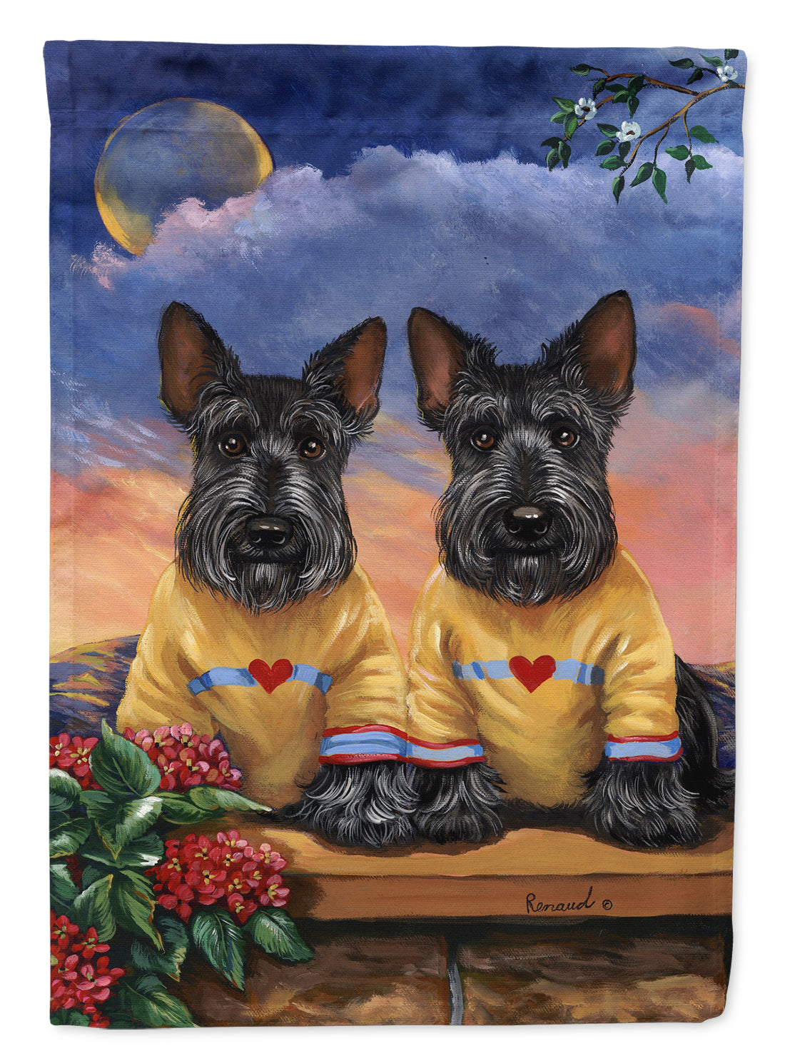 Buy this Scottie Soulmates Flag Canvas House Size PPP3182CHF