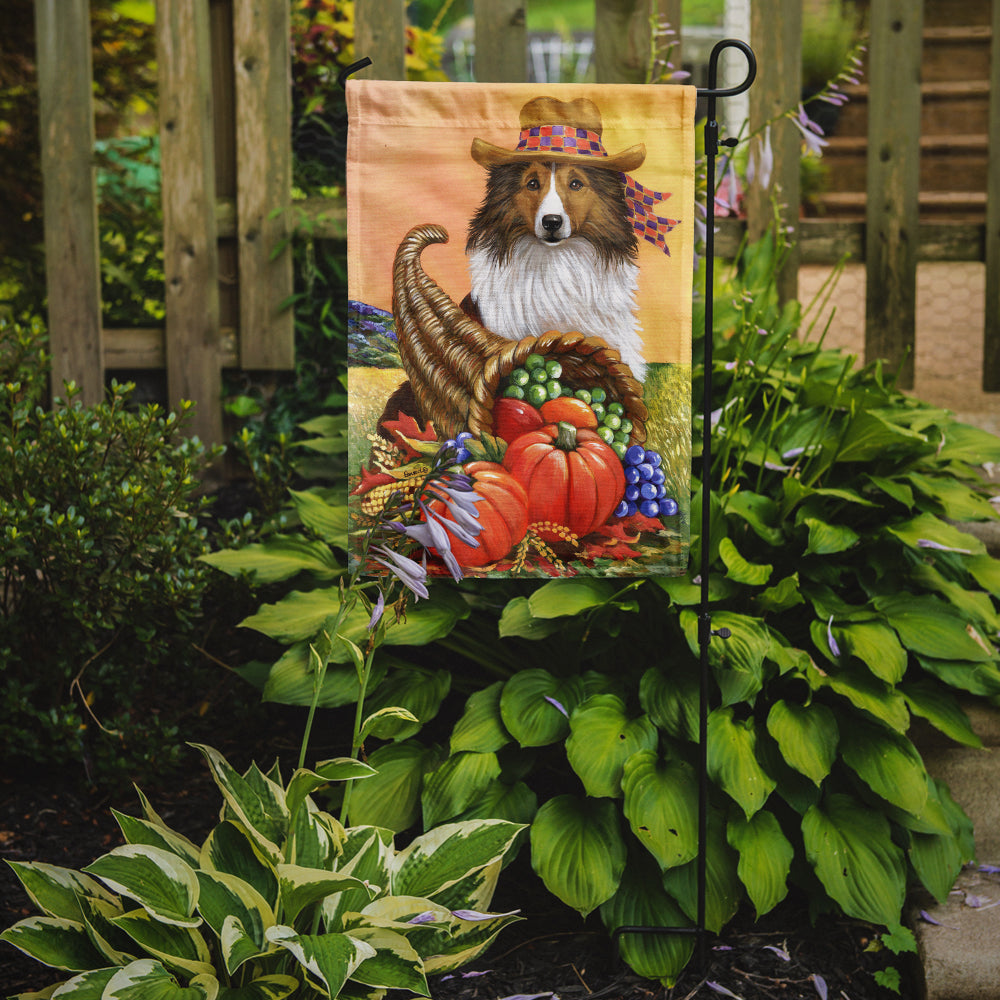 Sheltie Autumn Flag Garden Size PPP3185GF