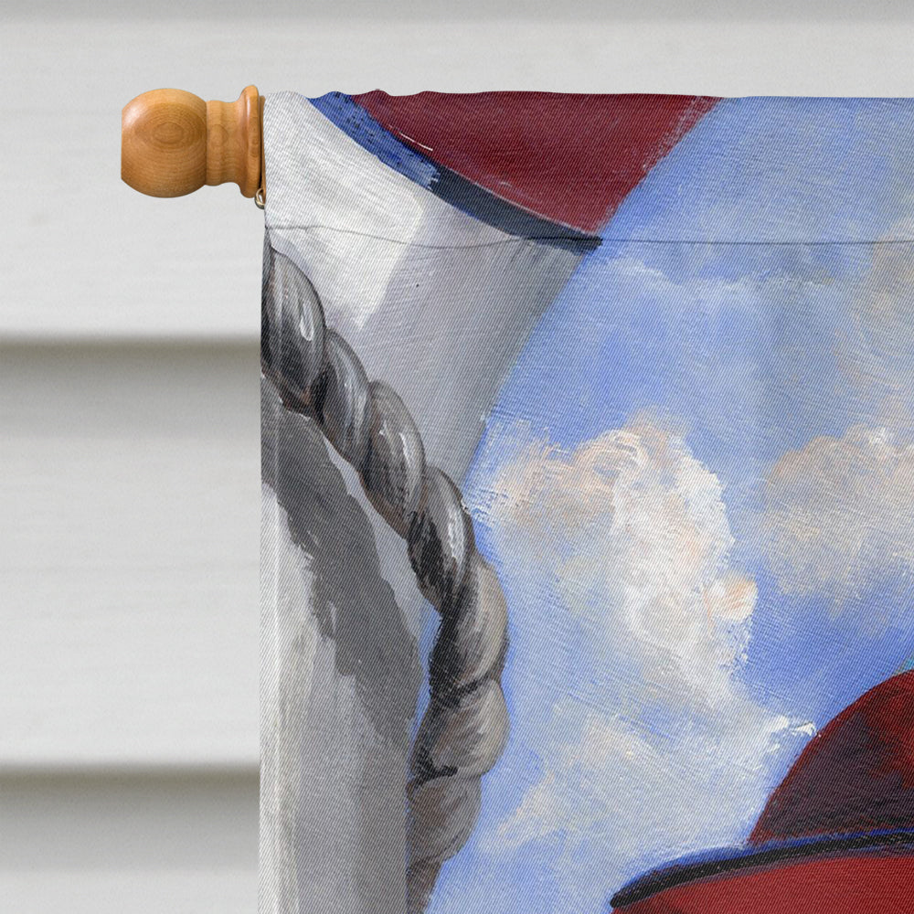 Westie Ahoy Sailor Flag Canvas House Size PPP3197CHF
