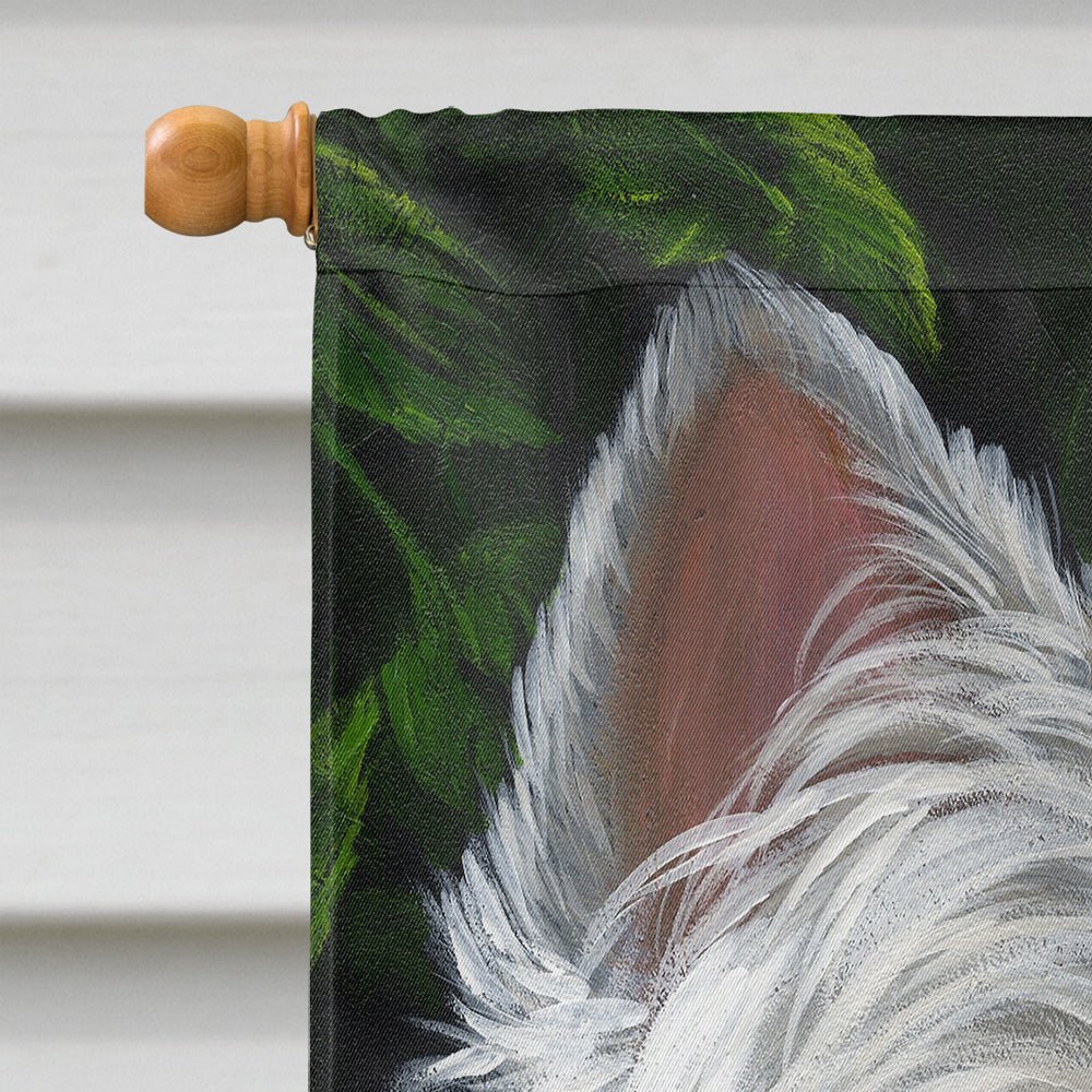 Westie Baby Face Flag Canvas House Size PPP3201CHF