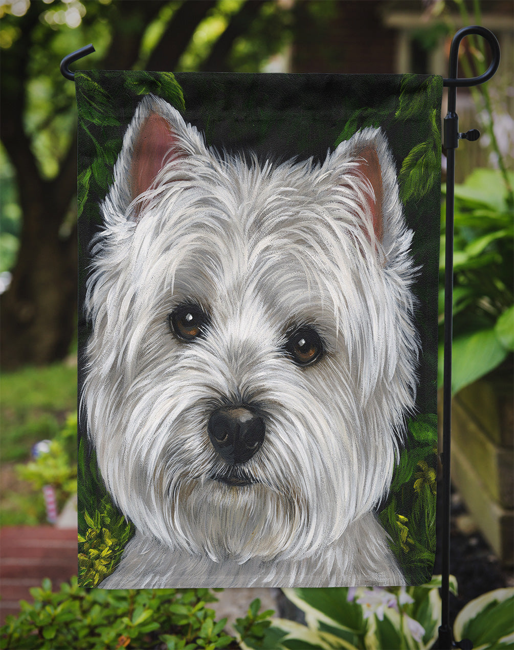 Westie Baby Face Flag Garden Size PPP3201GF
