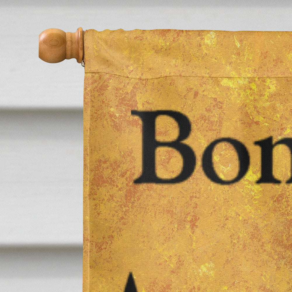 Westie Bone Appetit Flag Canvas House Size PPP3203CHF