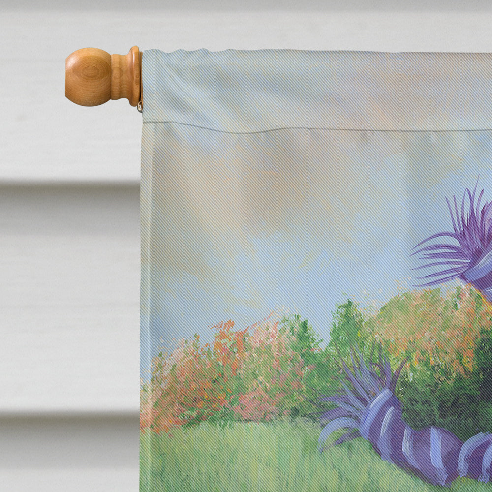 Westie Hot Rod Flag Canvas House Size PPP3209CHF