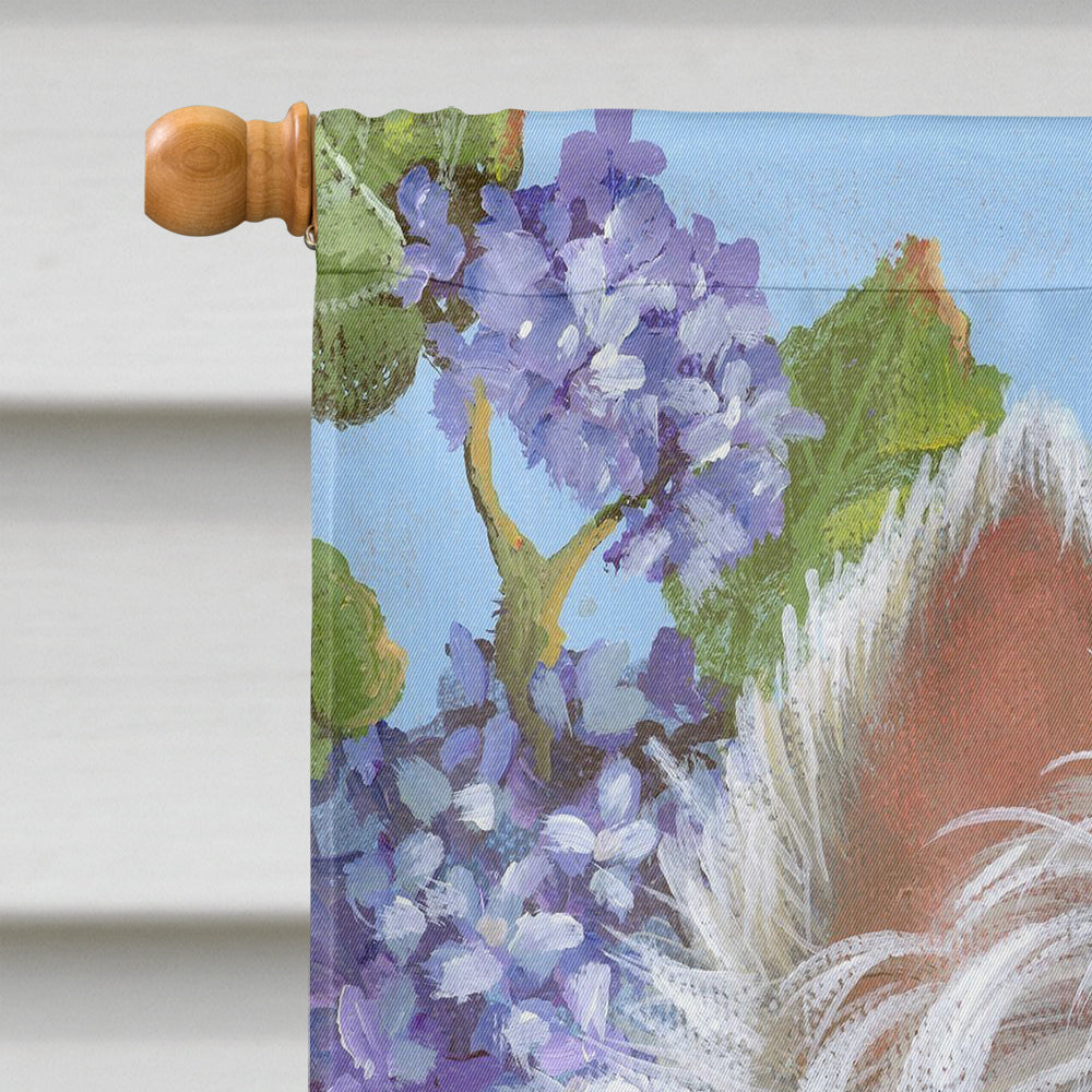 Westie Hydrangea Flag Canvas House Size PPP3210CHF