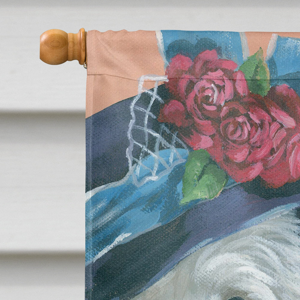 Westie in Mom's Closet Flag Canvas House Size PPP3211CHF