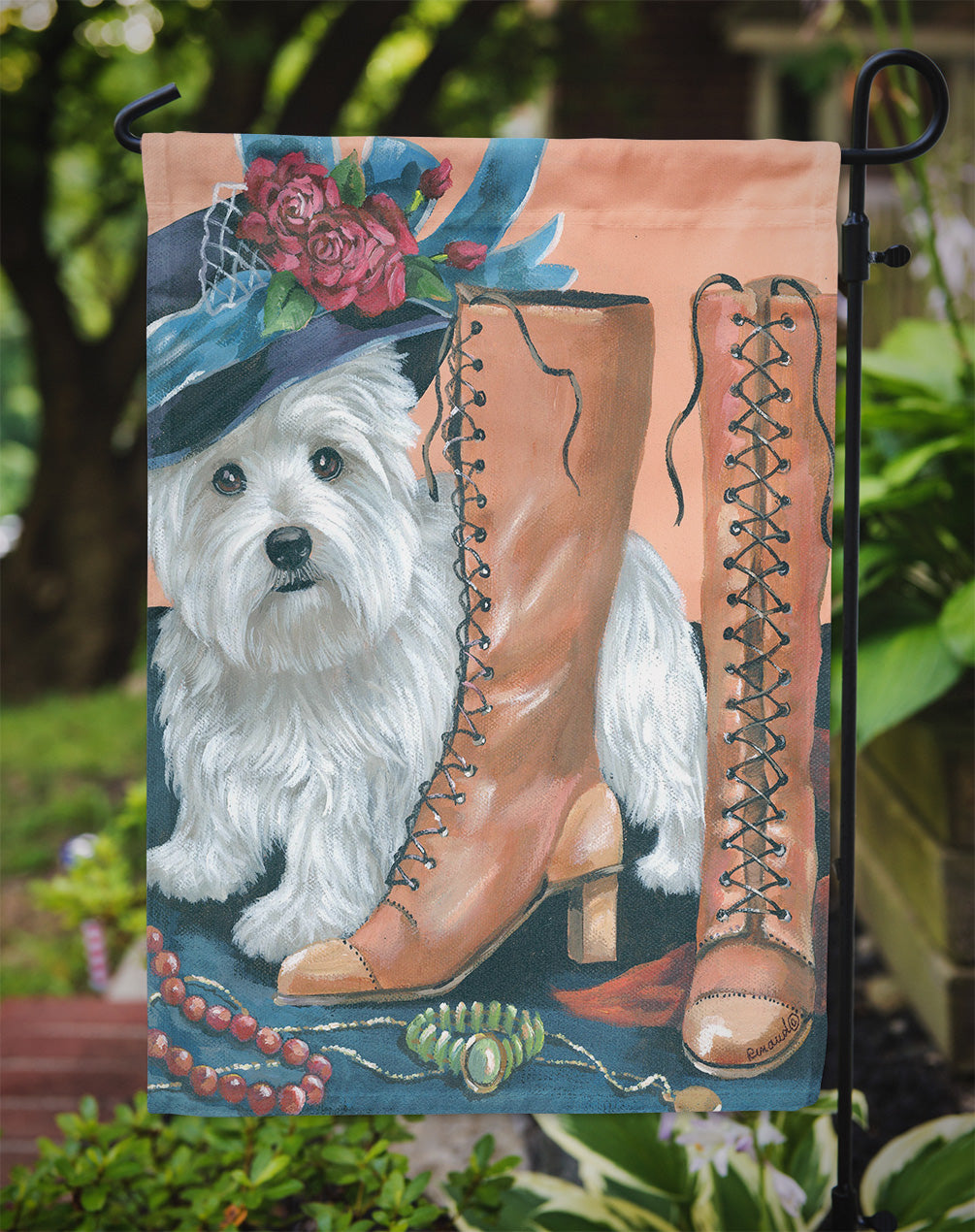 Westie in Mom's Closet Flag Garden Size PPP3211GF