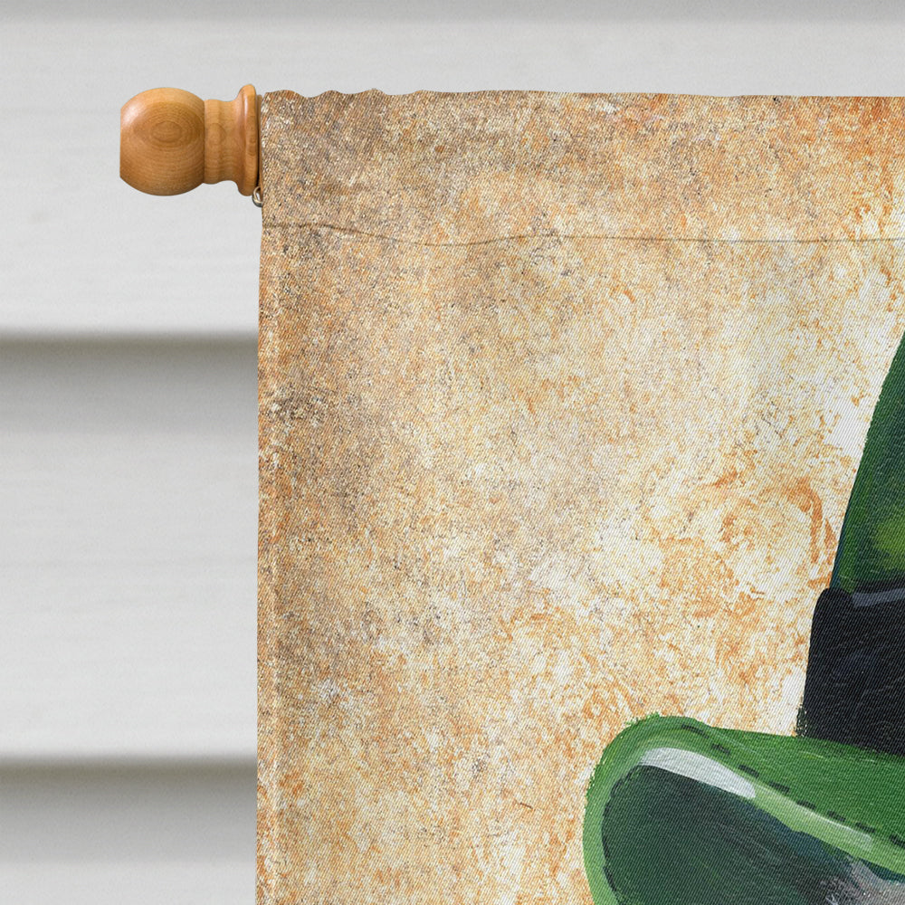 Westie St Patrick's Day Leprechaun Flag Canvas House Size PPP3214CHF