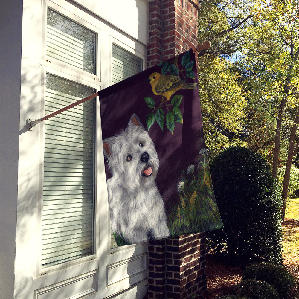Westie Nature Flag Canvas House Size PPP3219CHF