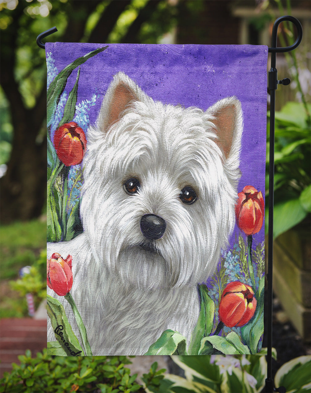 Westie Paradise Flag Garden Size PPP3220GF