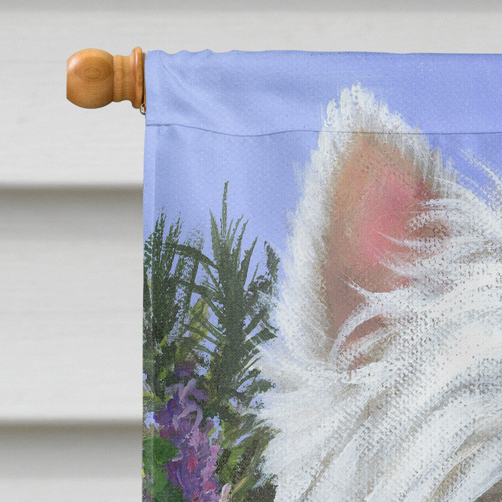 Westie Petunia Flag Canvas House Size PPP3221CHF