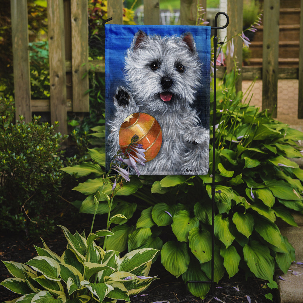 Westie Play Ball Flag Garden Size PPP3223GF