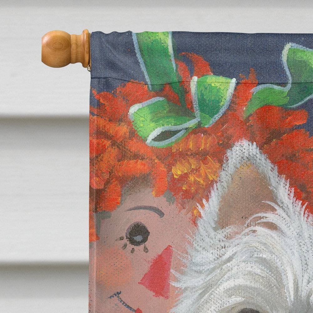 Westie Ragdoll Flag Canvas House Size PPP3226CHF