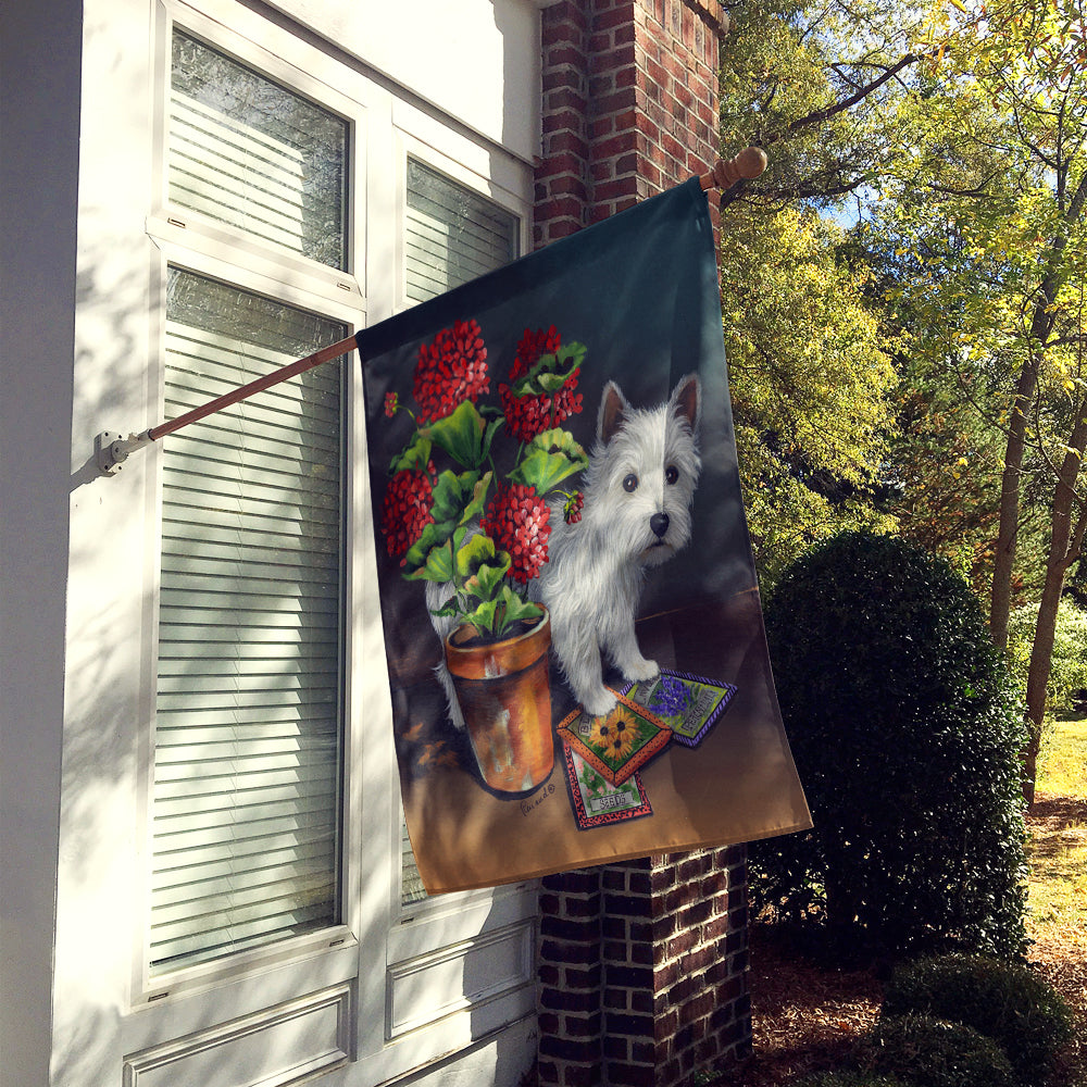 Westie Seedlings Flag Canvas House Size PPP3231CHF