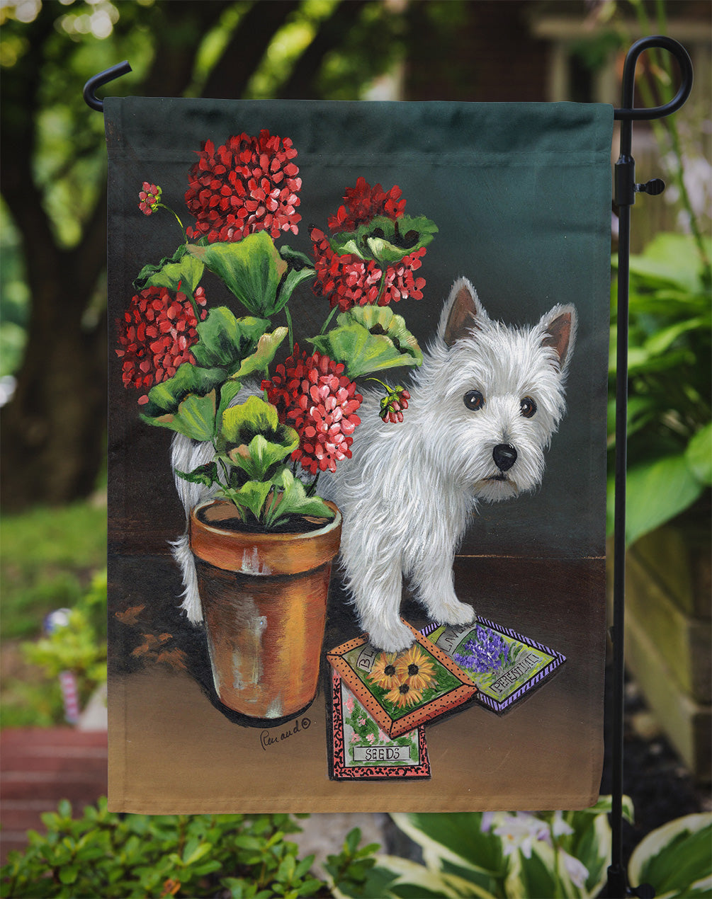 Westie Seedlings Flag Garden Size PPP3231GF