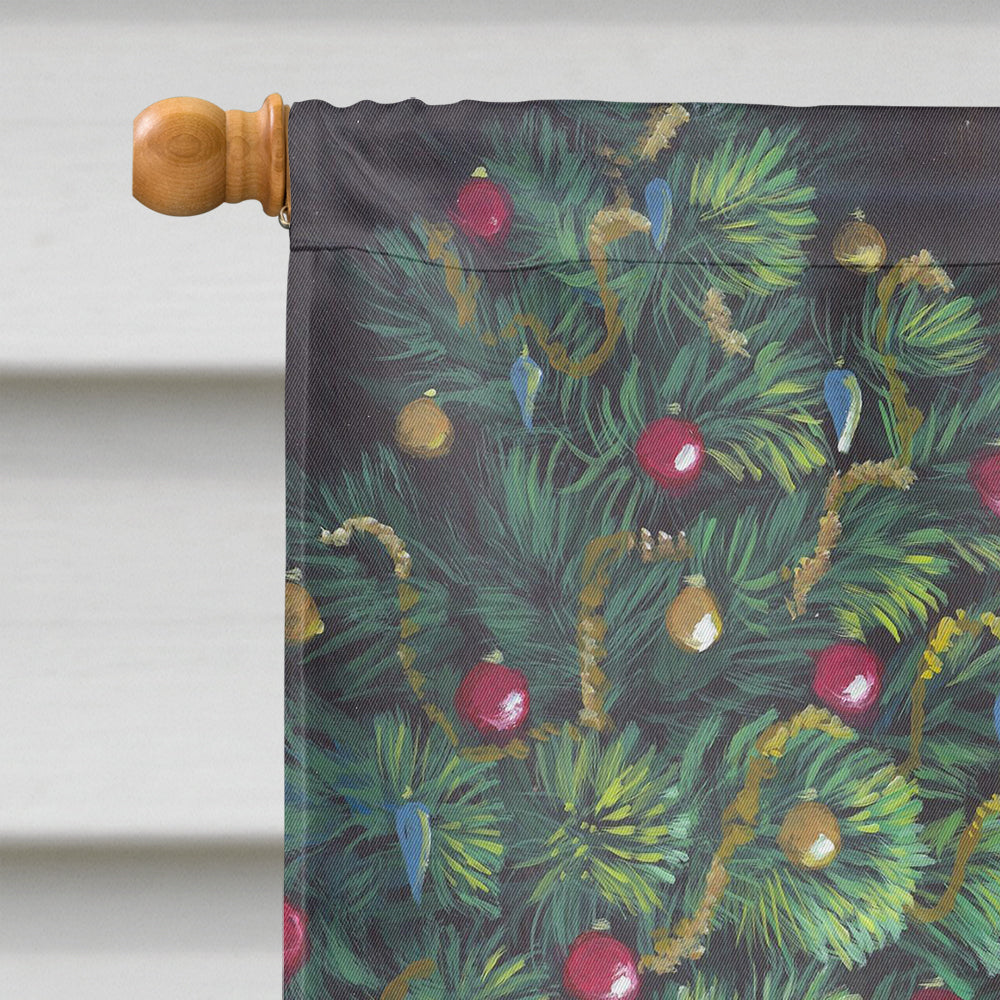 Westie Christmas Decorating Flag Canvas House Size PPP3233CHF