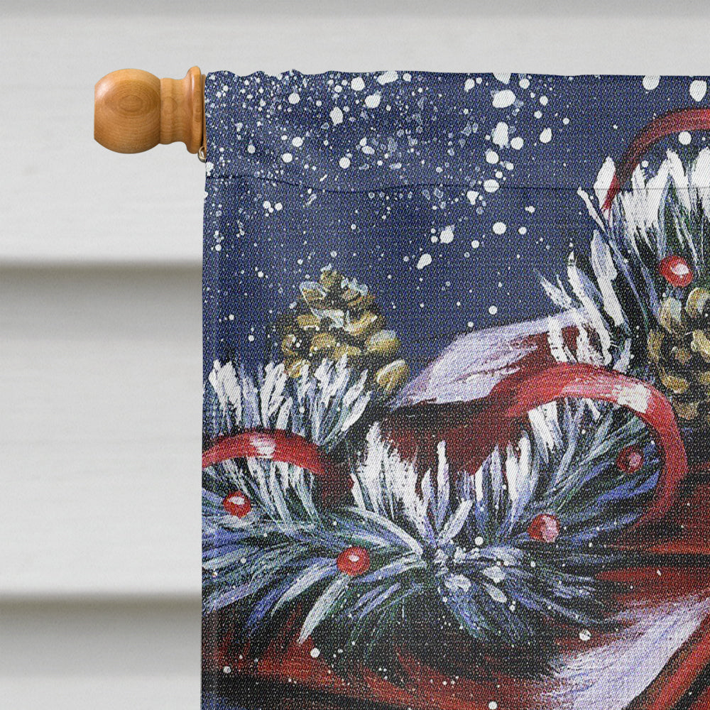 Westie Zoe's Christmas List Flag Canvas House Size PPP3237CHF